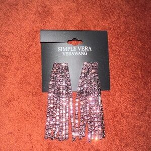 Simply Vera Vera Wang Pink Dangle Earrings